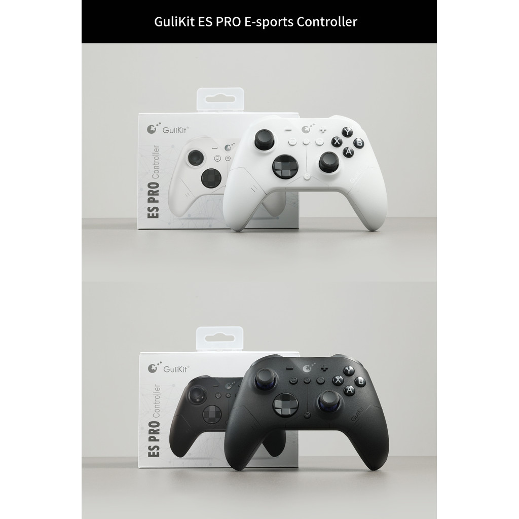 GuliKit ES Pro E-sports Controller for Nintendo Switch 1/2 Wireless Gamepad with TMR Joystick for PC