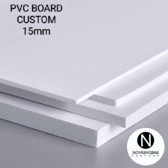 PVC Board/ PVC Foam Board 15mm Custom Harga /cm2. Custom PVC 15mm