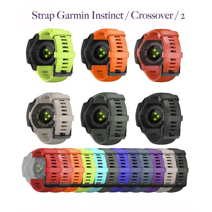 Terlaris Best Quality 100% Original Strap For Garmin Instinct / Crossover / Instinct 2 - Tali Jam