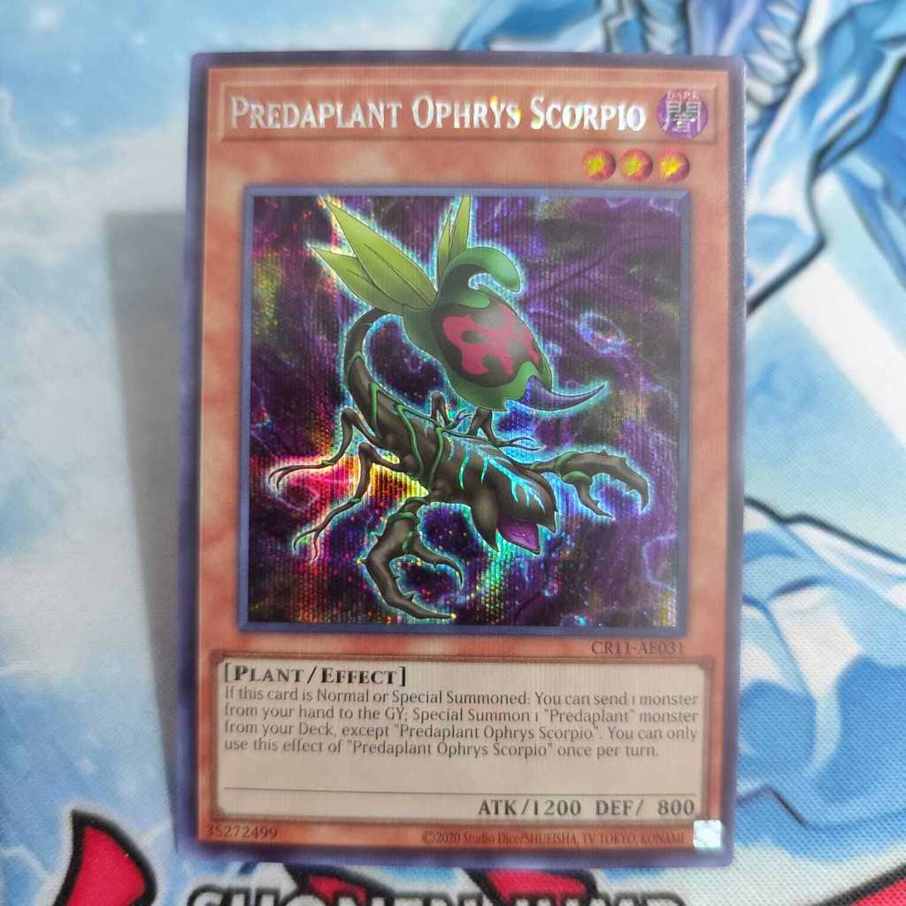 yugioh AE predaplant ophrys scorpio CR11-AE031 SE original