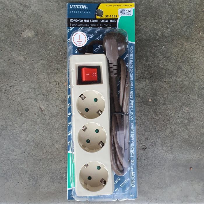 Uticon ST-1382 Stop Kontak Extension Cord