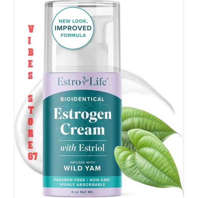 SMNutrition Estrogen Cream with Wild Yam Cream for Bioidentical Hormone Balance Menopause &