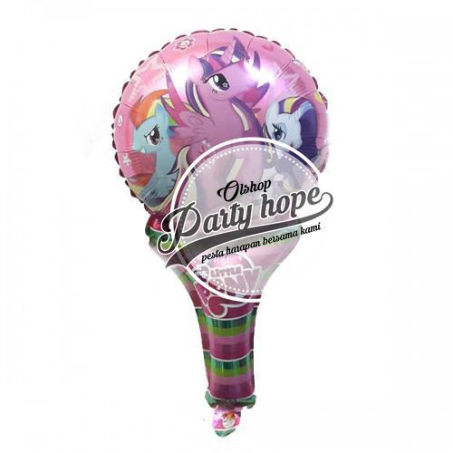 Balon pentung little pony / balon little pony / balon stick / foil