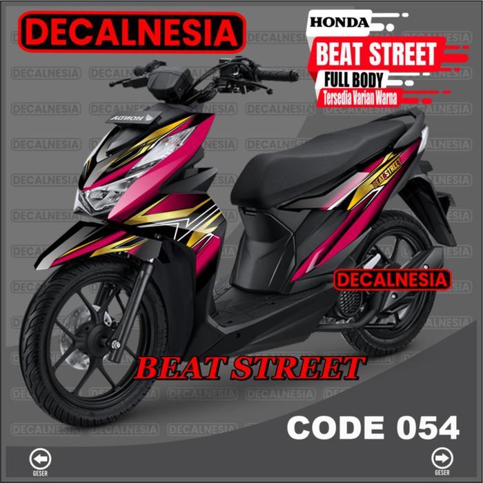 Decal Beat Street New 2021 2022 2023 2024 Full Body Stiker Motor Honda Sticker Modifikasi Variasi