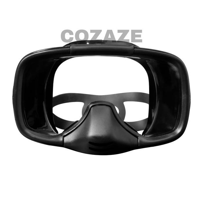 Snorkeling dan Freedive Mask Cozaze Easy Clearing 1 - High Volumn Mask - Bisa Buat Mata Minus