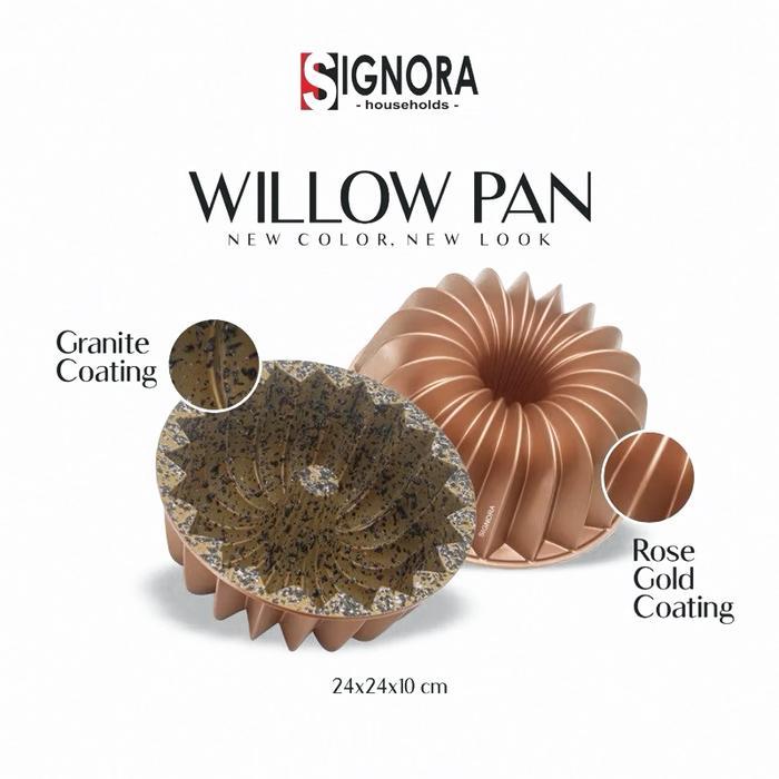 Signora Loyang Sultan Granit Coating Anti Lengket Model Windwill / Magnolia / Willow Pan