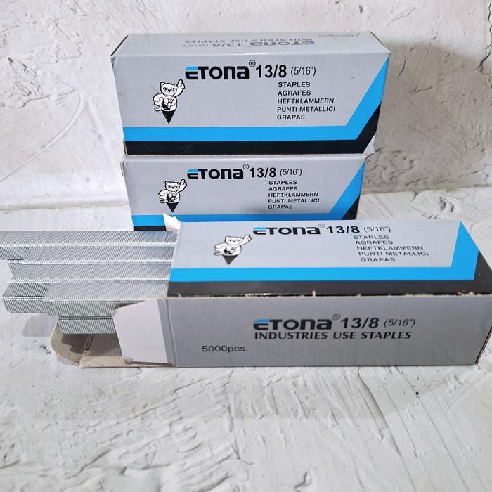 "New" Staples Etona 13/8 Untuk Gun Tacker