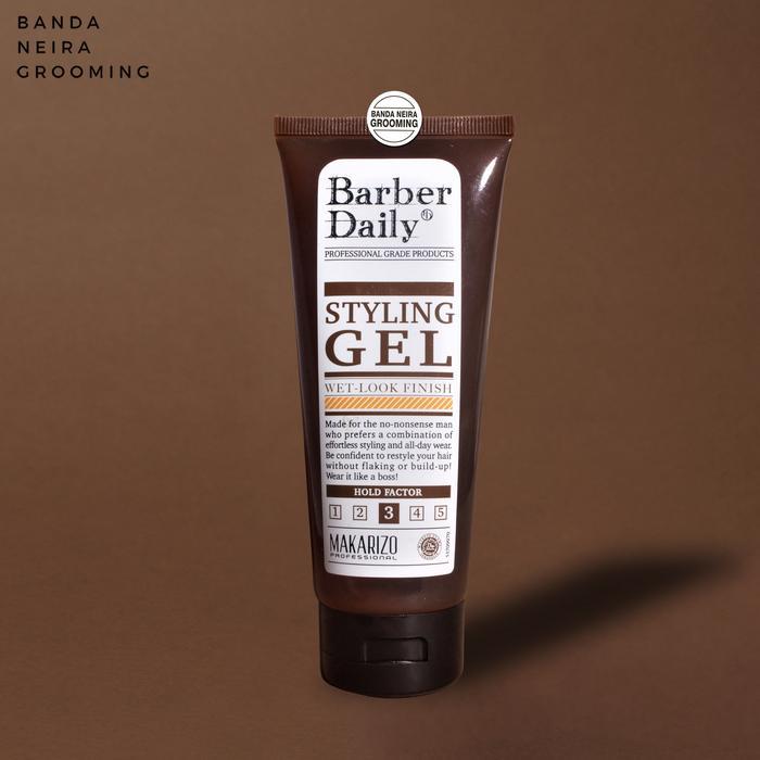 Makarizo Professional Barber Daily Wet Look Hair Styling Gel