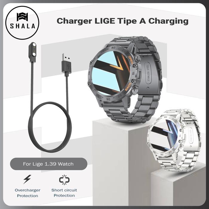KABEL CHARGER LIGE 1.39 SMARTWATCH TIPE A CHARGING