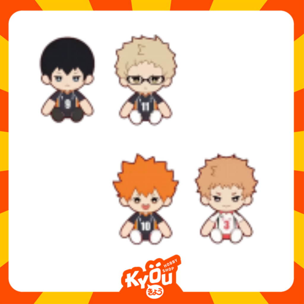 Kenma - Yaku - Hinata - Tobio - Kei Cotton Plush Doll - Haikyuu