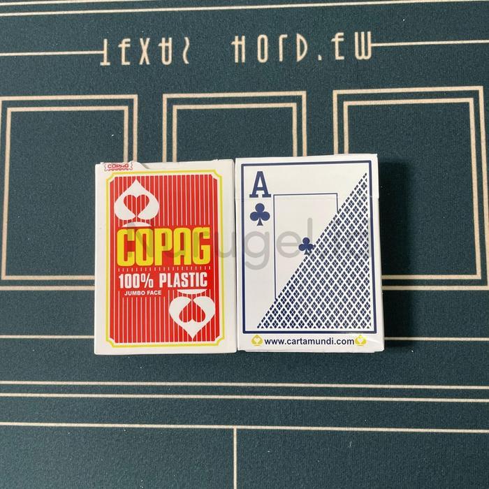 Copag Playing Card Jumbo Face Plastic Pvc Waterproof Kartu Remi Poker Original