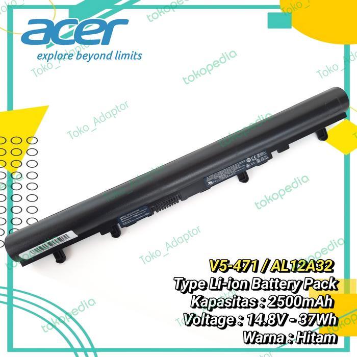 Baterai batre Original Laptop acer Aspire E14 ES1-411 E1-410 E1-422