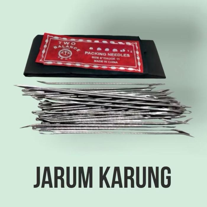 [PB] 1 PACK 25 PCS Jarum Jahit Jumbo Needles Kasur Karung Goni Kresek Besar Size Ukuran 6 Jahit