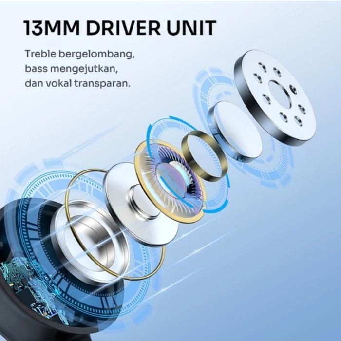 TWS ROBOT T60 AIRBUDS EARPHONE HEADSET WIRELESS - ROBOT T60 AIRBUDS