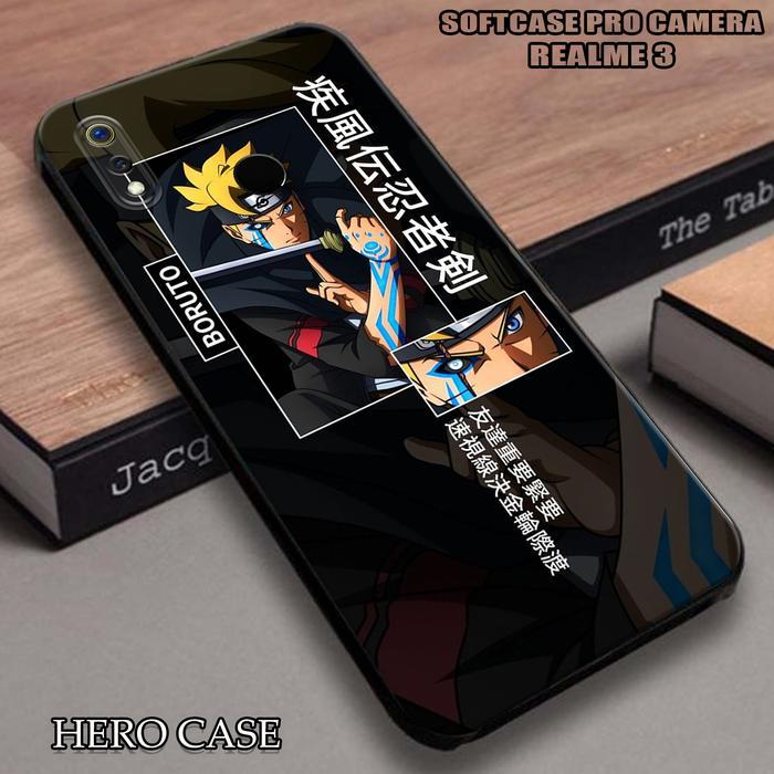 Aestora21 Case For Realme 3 - Casing Realme 3 - Naruto - Case Custom - Case Pro Camera - Softcase -