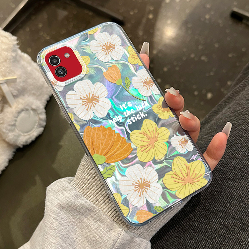 Casing Hp Untuk Samsung Galaxy A03 Case Casing HP Softcase ponsel silikon tahan jatuh transparan ria