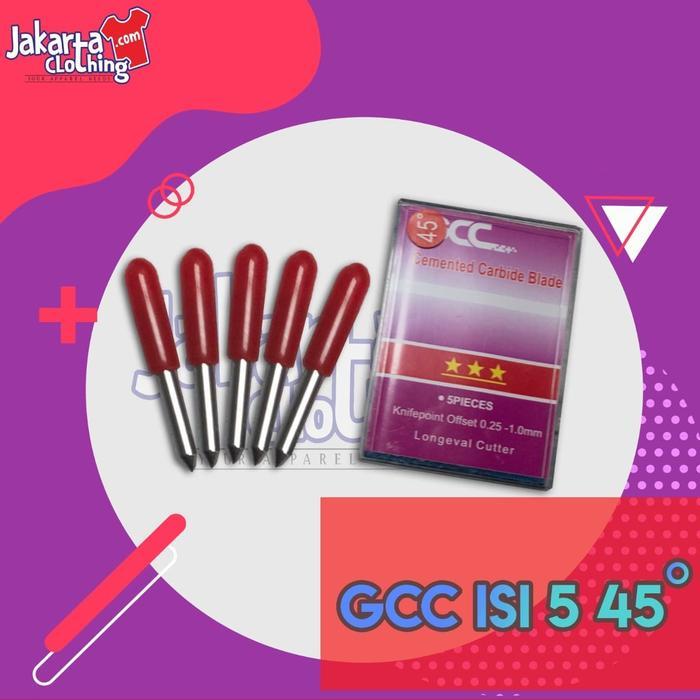 Pisau or jarum GCC 1 Box 5pcs / pisau GCC AR-24 45 derajat