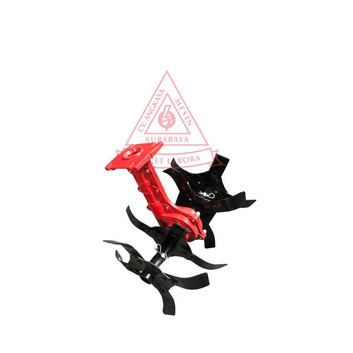 Tiller Head Cakar Baja Rotary Potong Rumput Gendong 328 Noqiwa