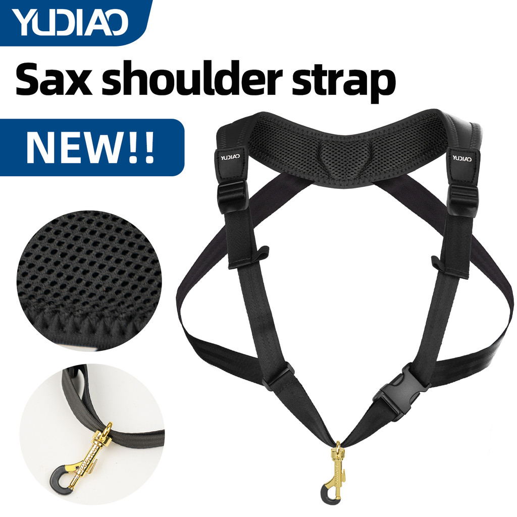 Alto Tenor Soprano Saxophone Double Shoulder Strap Sling Neck Strap Special Hanging Strap Wind