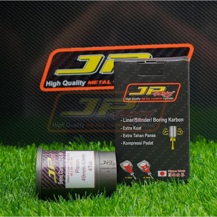 JP RACING Liner carbon utk piston 49-53 mm bahan semi carbon 318 hv