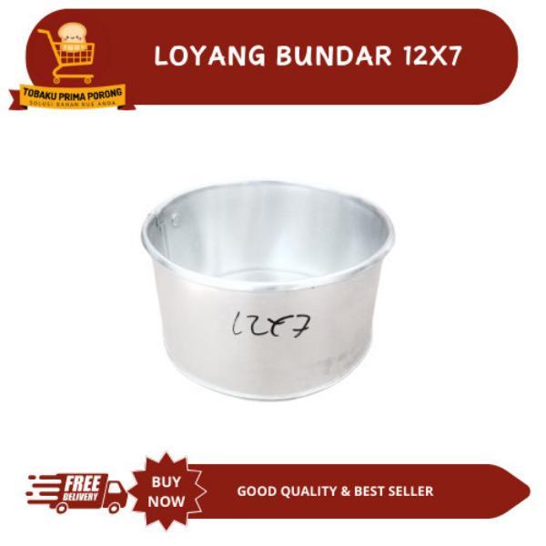 Loyang bundar 12x7 - LOYANG KUE
