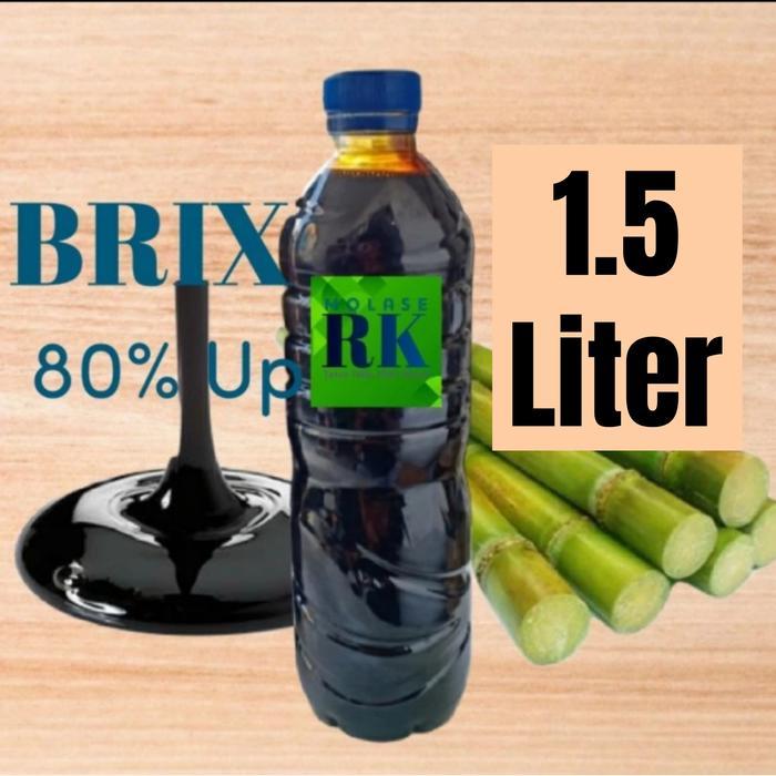 MOLASE 1,5 LITER / MOLASE TETES TEBU MURNI / PAKAN TERNAK DAN PUPUK