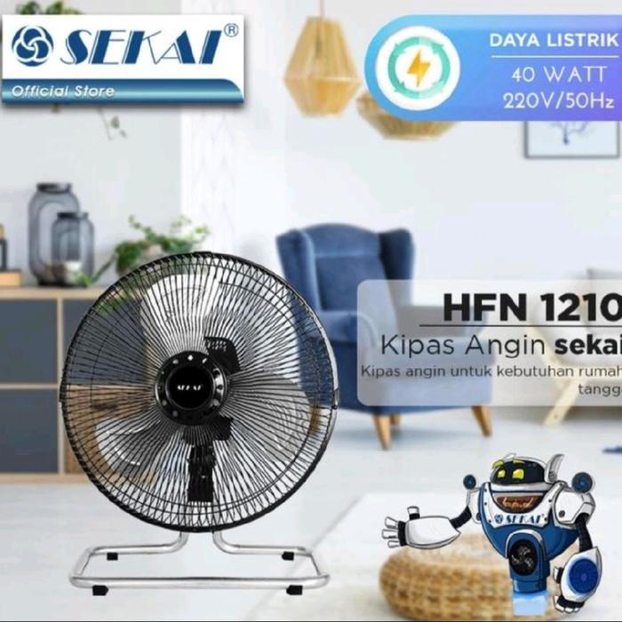 Kipas Angin Meja + Dinding Sekai Hfn 1210 (12Inch)