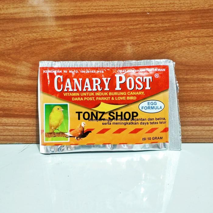 Canary Post/Vitamin Ternak Burung Kenari,Lovebird,Parkit,Dara Dll