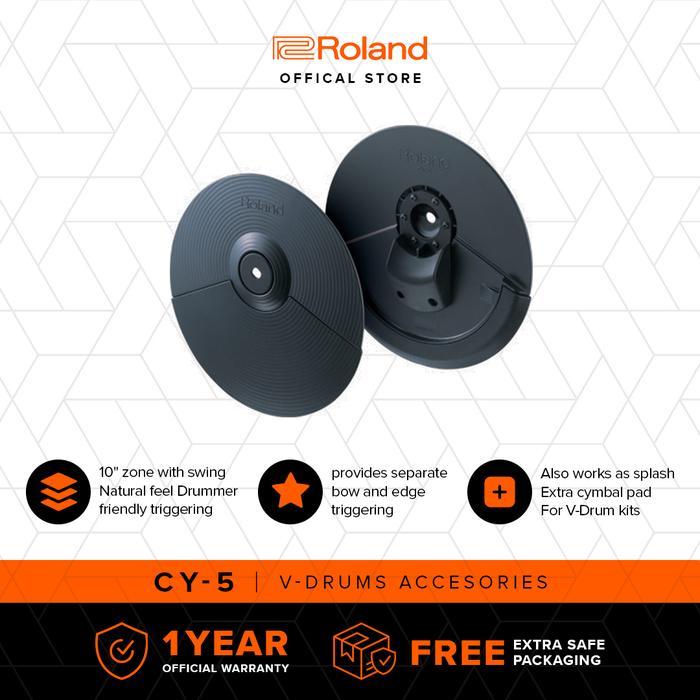 Roland CY-5 Dual-Trigger Cymbal Pad - Simbal Drum Elektrik Ganda