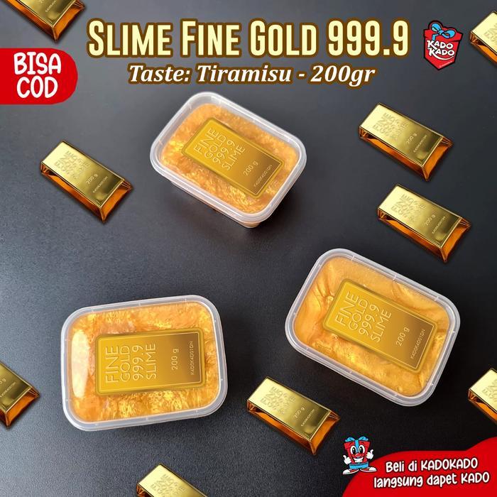 slime emas / slime gold / slime metalic by kadokado 200ml