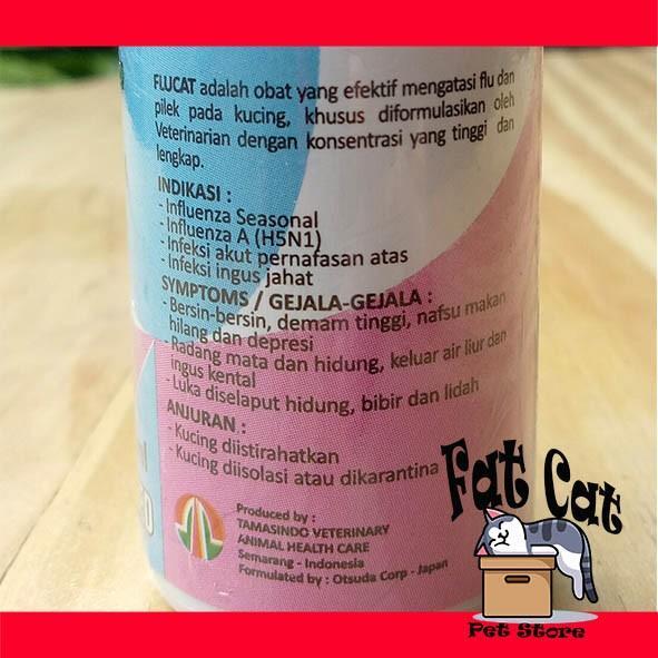 Pristinepitch Flucat Flu Cat Obat Kucing Batuk Pilek Flu