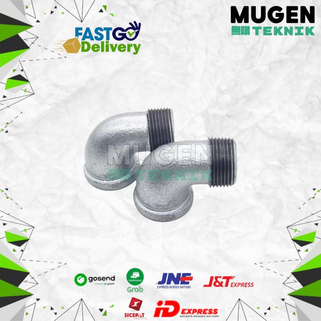 STREET ELBOW GALVANIS SIZE 1"