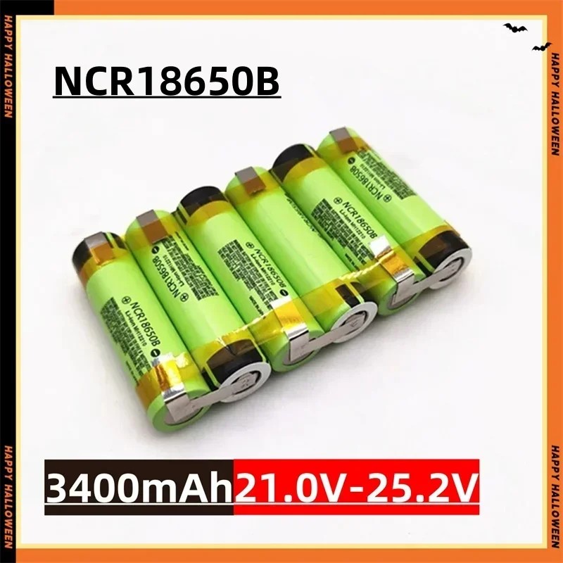 18650 Battery Pack 3400mah/6800mah 20A Discharge Screwdriver Battery,Original NCR18650B 2S 3S 4S 5S