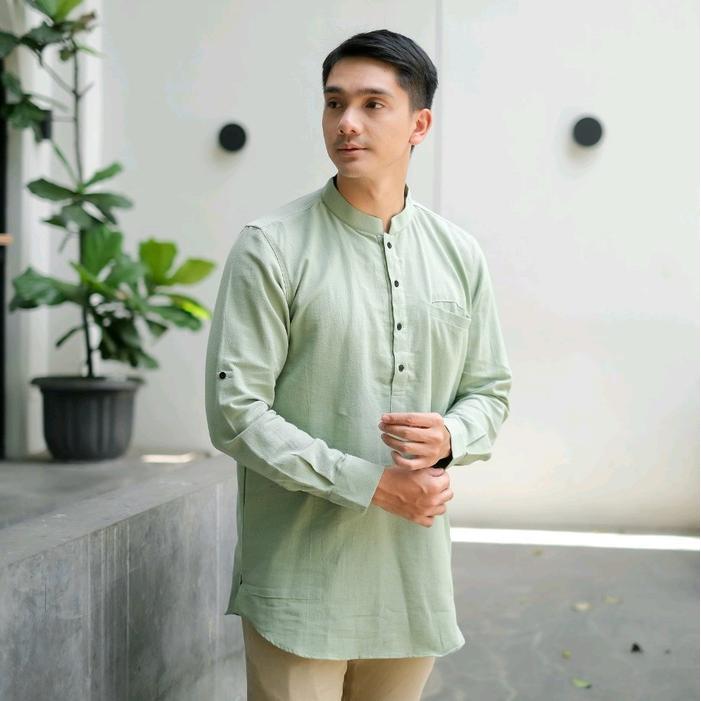 Baju Koko Pria / Baju Koko Kurta Pakistan / Baju Muslim Pria / Qurta Pakistan Lengan Panjang / Baju