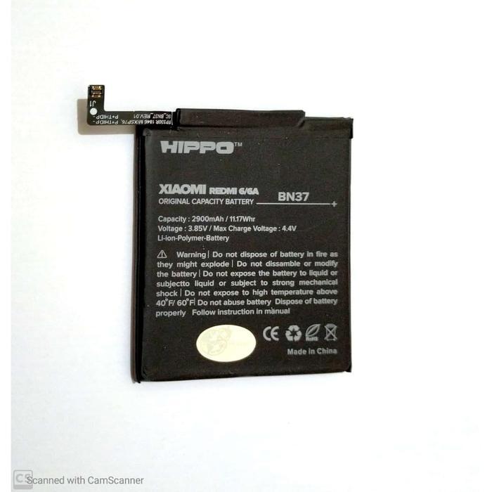 Baterai Hippo BN37 Red 6 / 6 / 6A 2900 mAh