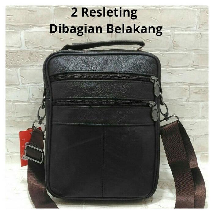 Tas Selempang Pria Tas Selempang Pria, Kulit Asli, Merk Jeep