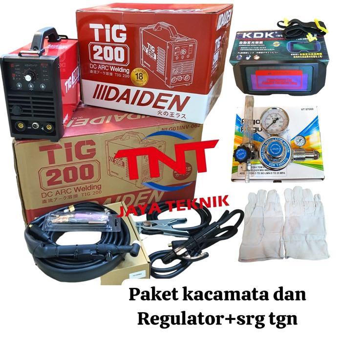 Mesin Las Argon Daiden Tig 200 Pulse / Trafo Las Argon Daiden Tigi 200