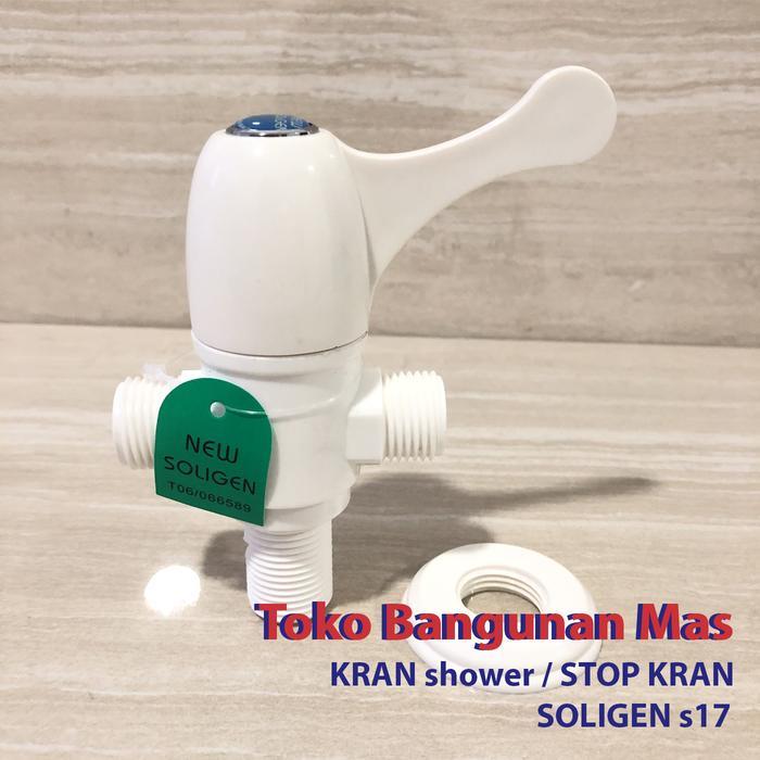 KRAN SHOWER PLASTIK / KRAN CABANG PLASTIK / STOP KRAN TOILET PVC 1/2 " Tools