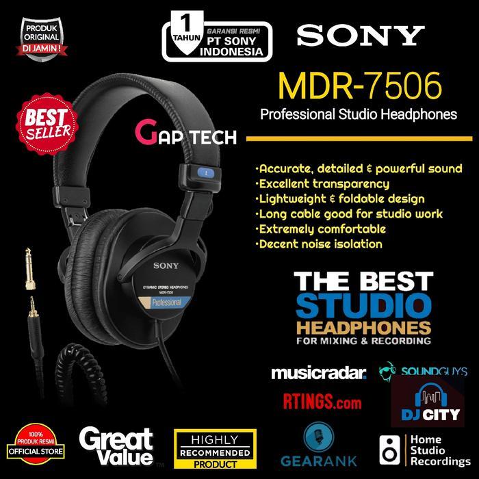 Sale Sony Mdr-7506 / Mdr7506 / Mdr 7506 Professional Studio Headphones