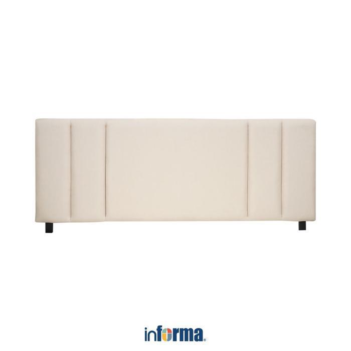 Informa 160X200 cm Lynn Headboard Tempat Tidur - Krem Sandaran Kasur Papan Tidur Headboard Minimalis