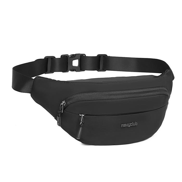 Eiger - Tas Pinggang Pria Waist Bag Iee Tas Selempang Tas Outdoor Hitam Abu Biru