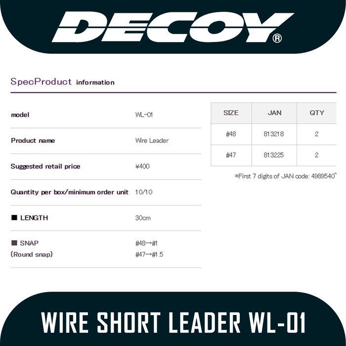 Senar Pancing Leader Seling Decoy Wire Leader Wl-01