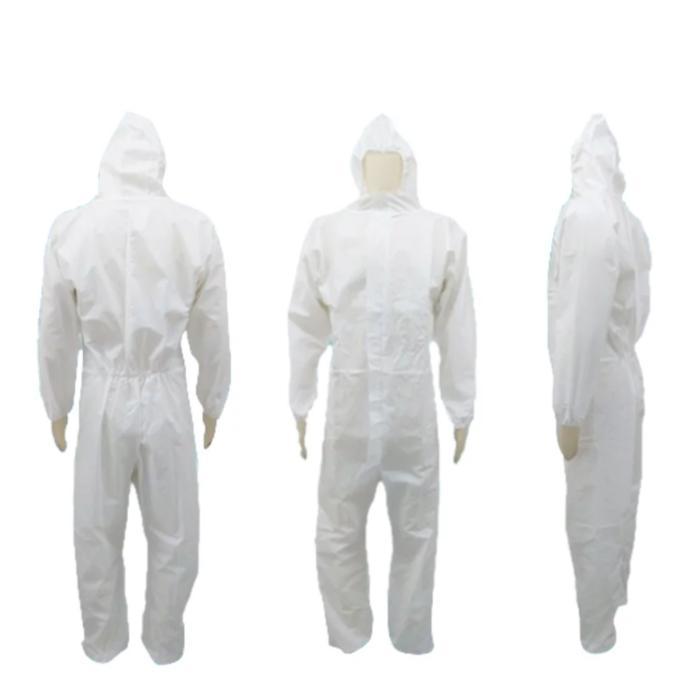 "New" BAJU APD HAZMAT Parasut Waterproof Coating Bisa Dicuci Panjang All Size Fit to XXL Gown