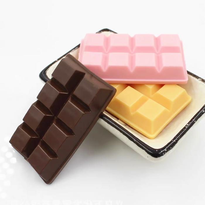 Chocolate Bar Strawberry Vanilla Imitasi Dekorasi Coklat Batangan