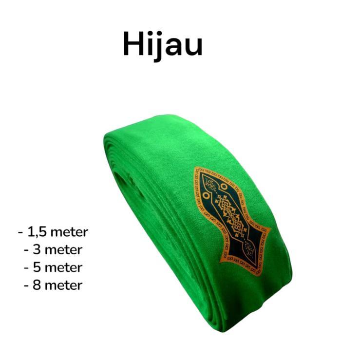 Sorban Imamah Sorban Rida/Sorban Peci Imamah Hijau Putih Hitam