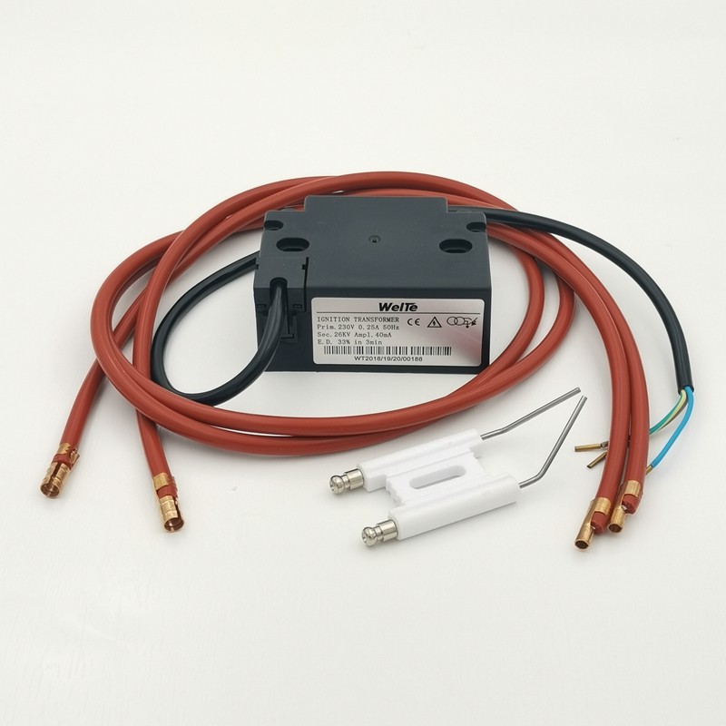 26KV Waste Oil Burning Igniter High Voltage Pulse Ignition Transformer Ceramic Ignitor Electrode