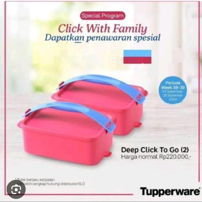 Rantang CTG deep (2) + Handle (2)- tupperware
