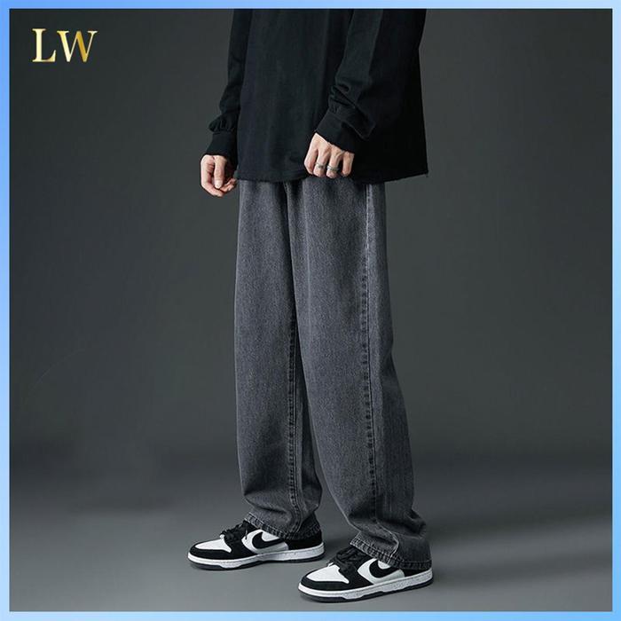 NEW!!! jeans gombrong pria Celana jeans pria celana korean style pria baggy pants korean style
