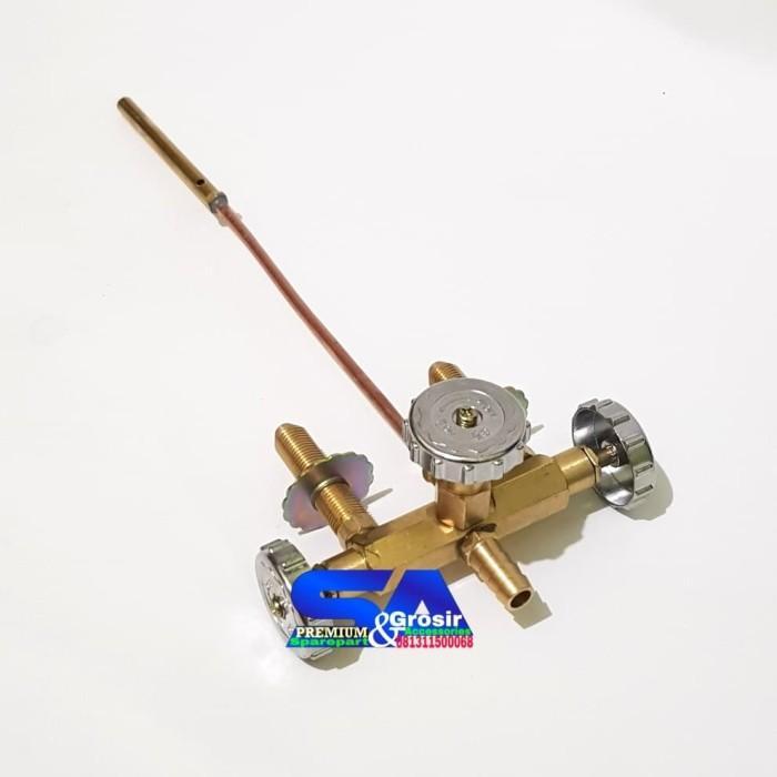 Mesin Tekanan Tinggi Double Manual Kompor Gas/Jos-Kran Valve Pemantik Redy Stok