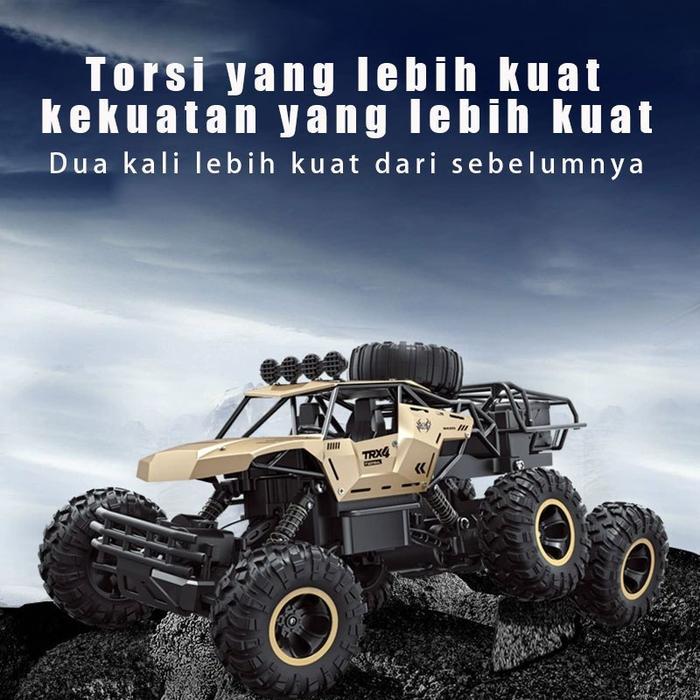 PIKYO 4WD Mobil Remote Control Besar Alloy RC Off Road Rock Car/Mainan Rock Crawler 4/6/8 Roda RC
